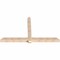 Ekena Millwork Eugene Smooth Timber Gable Bracket, Douglas Fir, 96"W x 56"H x 5 1/2"D x 5 1/2"F, 14/12 Pitch GBW096X56X0606EUG00SDF - alternate 3